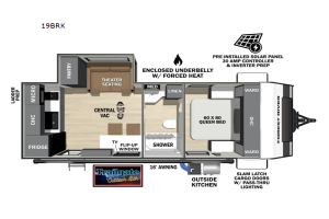 New 2026 Forest River IBEX 19BRK Travel Trailer New 2026 Forest River IBEX 19BRK Travel Trailer