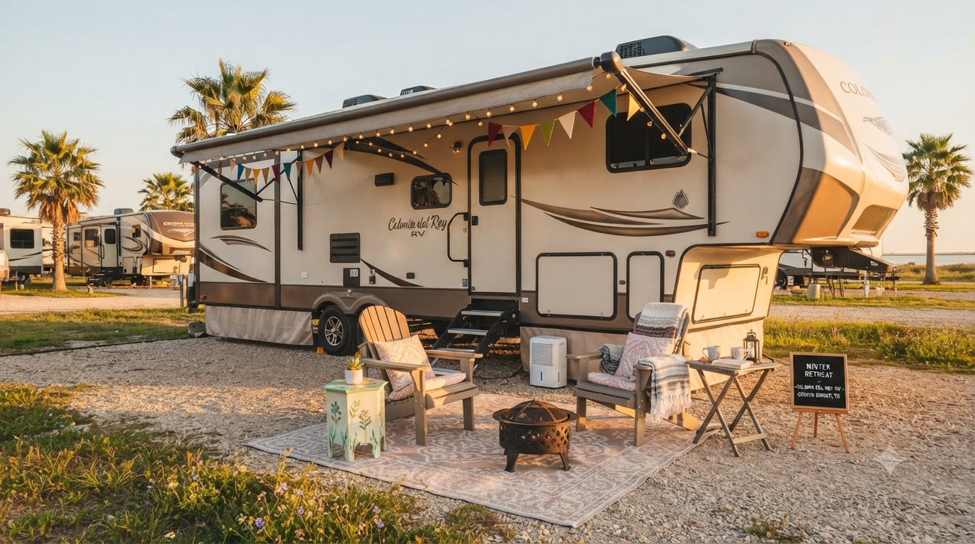Winter RV Living in Corpus Christi: Full-Time & Seasonal Setup — Colonia Del Rey RV Blog