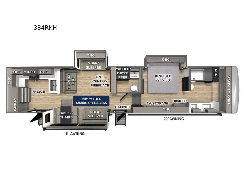 2026 Palomino Columbus 384RKH