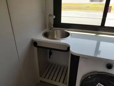 2027 Forest River Wildwood Heritage Glen 380WDR 5th wheel with solar panel and controller and auto leveling system. has built in dishwasher and washer.dryer. — photo 23