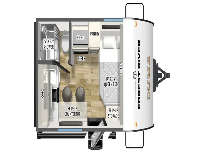 2027 Palomino PUMA CAMP EDITION 120RKCE