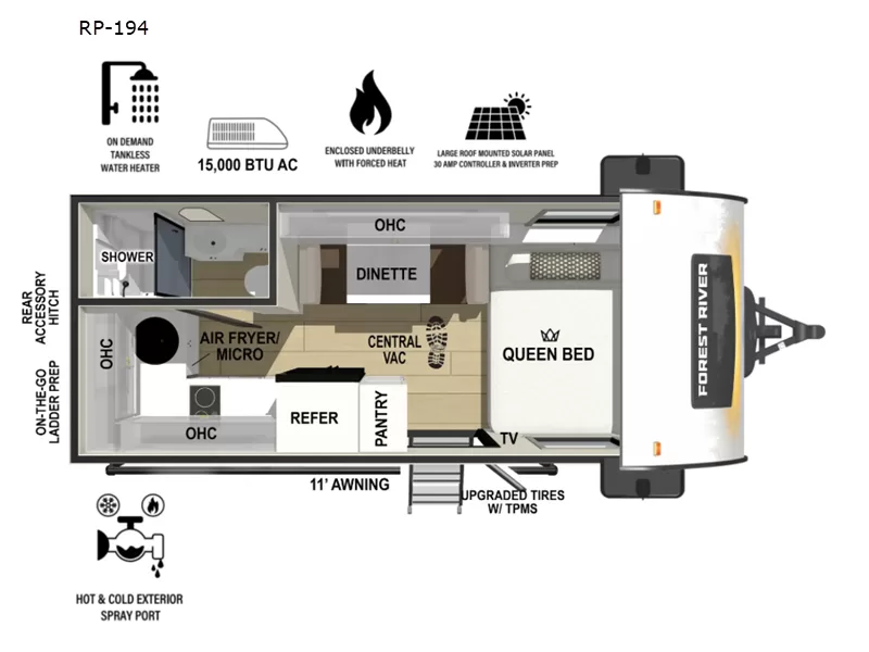 2027 Forest River 194 Travel Trailer for sale at Colonia Del Rey RV in Corpus Christi, TX