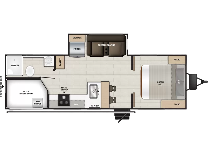 New 2027 Coachmen Catalina Summit 261BHS floorplan layout